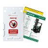 Reach Truck Tag Kit, English, Black, Green on Yellow, White, 1 Inspect-tag holder, 5 ReachTruck-tag inserts 1 Pen, Reach Truck-tag DAILY CHECKLIST